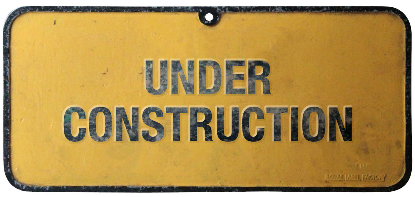 under construction sign